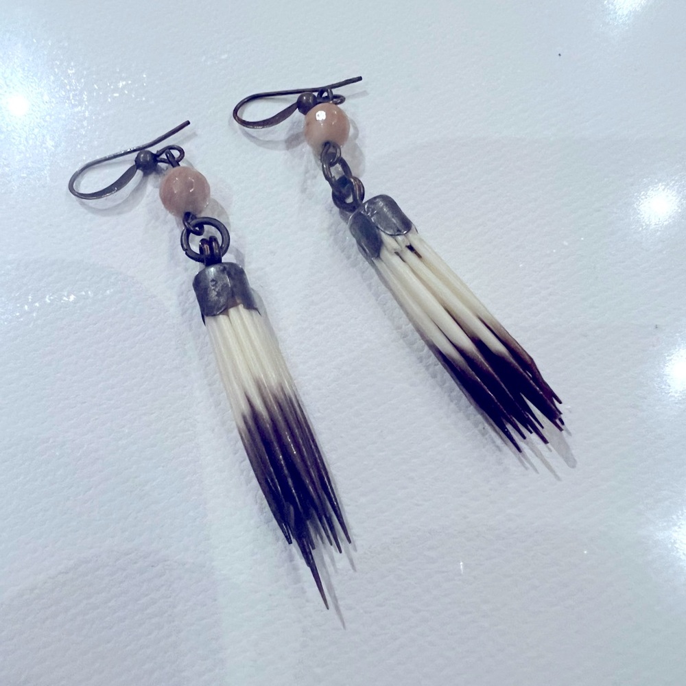 Locally made in Winnipeg. Porcupine quills